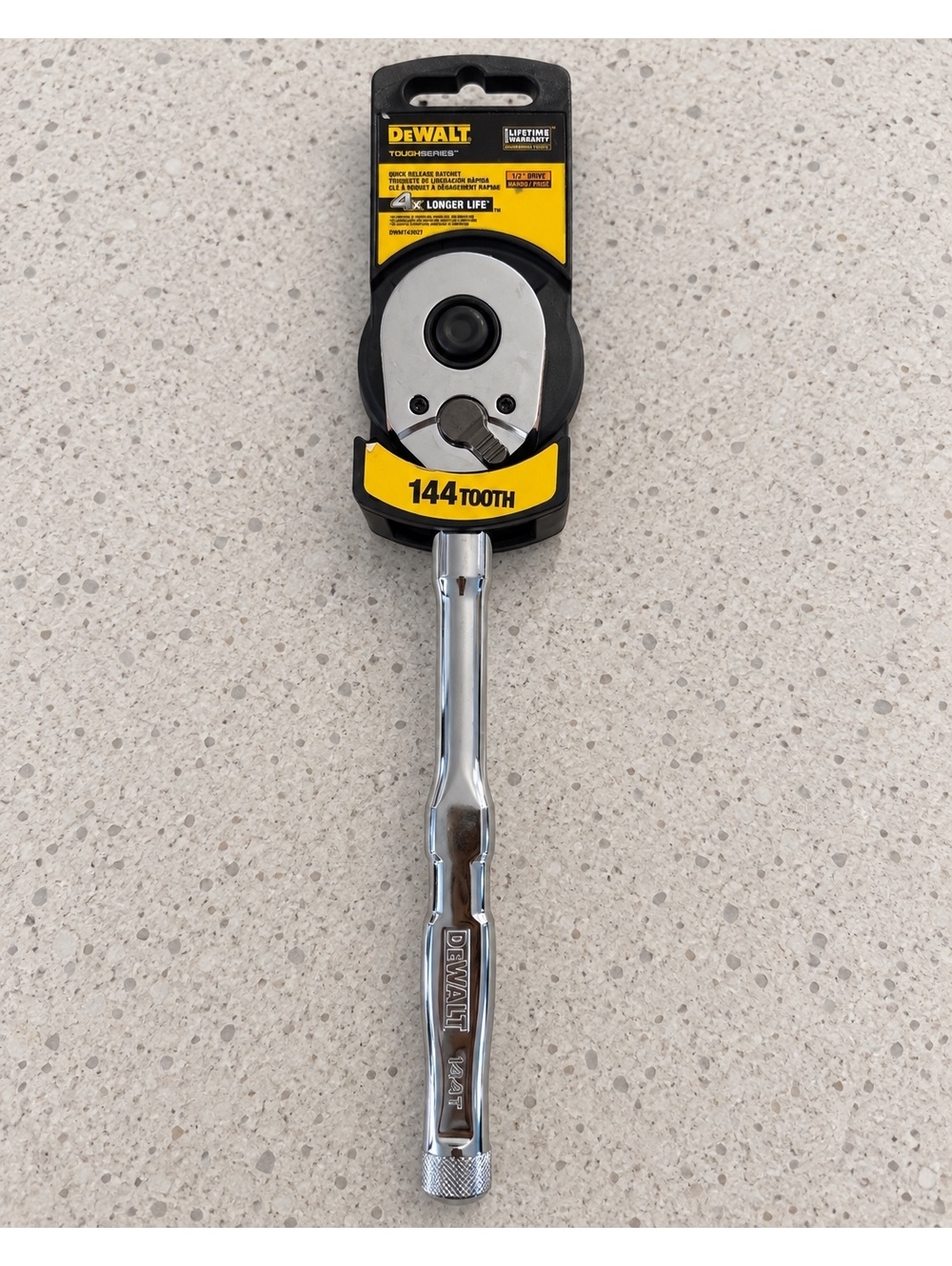 DeWalt ToughSeries 1/2" Drive 144 Tooth Ratchet